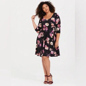 Torrid | Mini Studio Knit Skater Dress